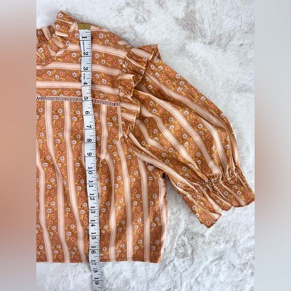 Urban Outfitters size L Prairie Ruffle Boxy Cropped Top - Picture 5 of 11